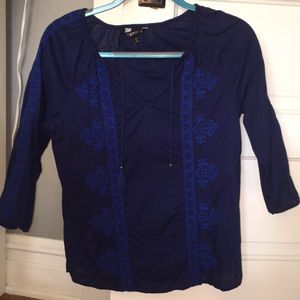 Navy top from Express